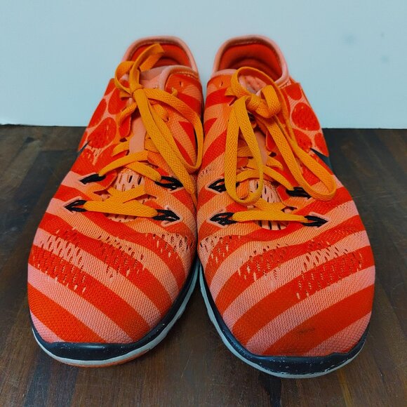 Nike Free 5.0 TR Fit 4 Lava Glow Women's Size 9 704695-602 Red Polka Dot - Picture 2 of 10